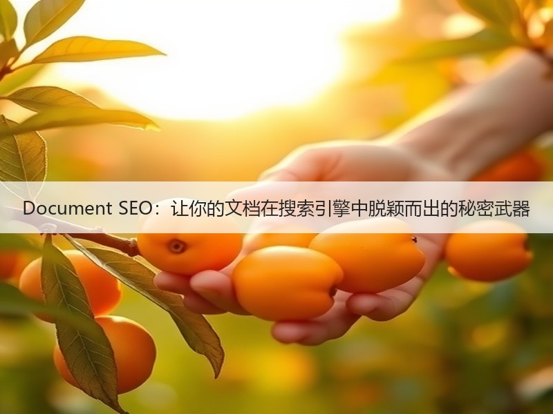 Document SEO：让你的文档在搜索引擎中脱颖而出的秘密武器